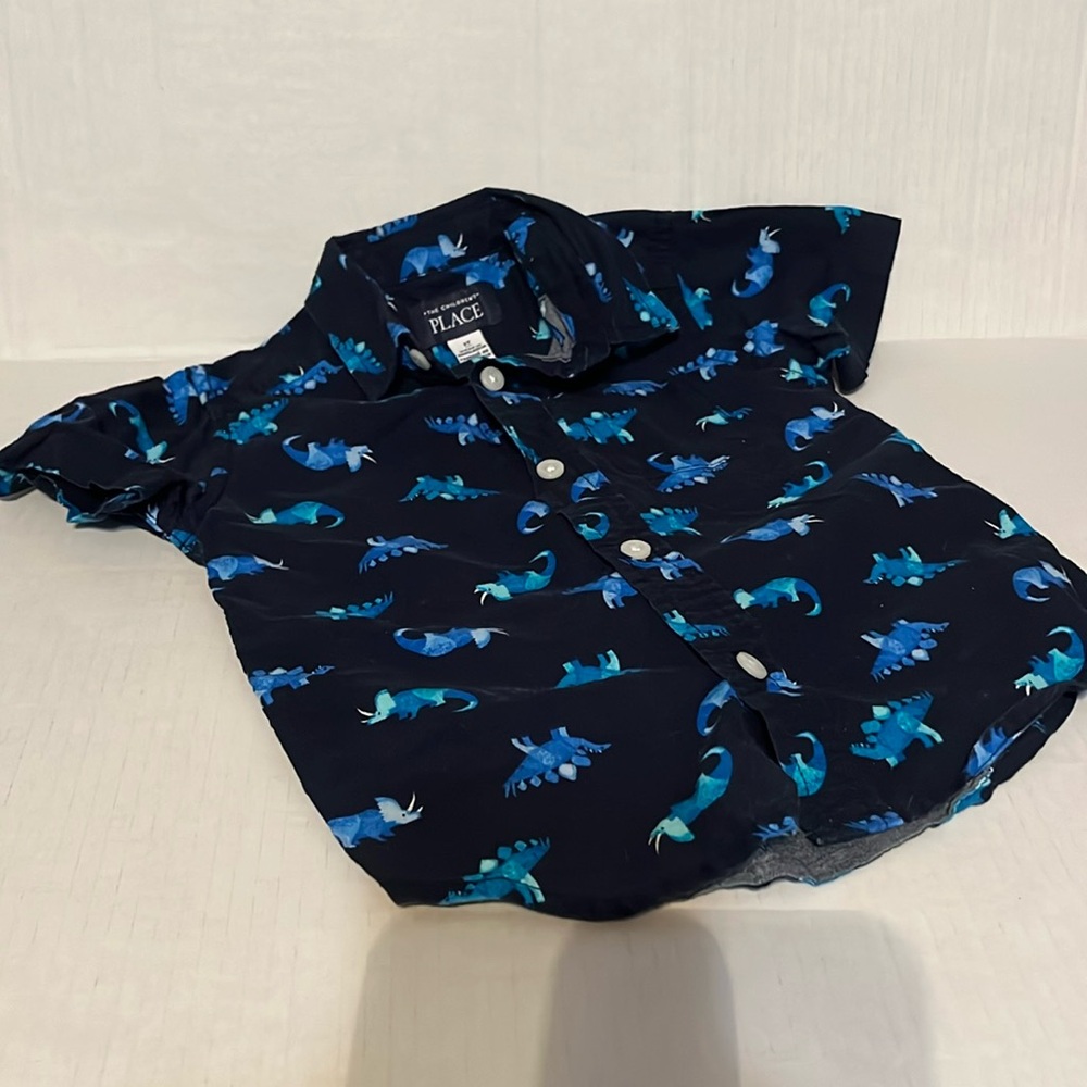 Children’s Place size 2T dark blue button down shirt. LIKE NEW